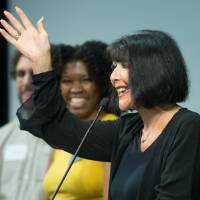 President Mantella at PSS luncheon